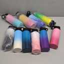 Set of 10 25oz Reusable Aluminum Water Bottles Bulk Multicolor Outdoor Sports Water Bottles for Travel, Gym, Hiking, Cycling, Camping, Fishing, Snap Lid