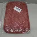 Car Center Console Cover, Microfiber Leather Armrest Cover with Storage Bags & Handmade Stitching, Universal Fit for Most Cars (8.22" x4.92") 