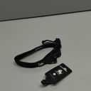 Truelove Dog Collar Reflective Premium Duraflex Buckle,High Grade Nylon Webbing No Choke Basic Collars TLC5011(Black,M)