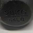 Yes4All Powder Coated Cast Iron Kettlebell Strength Training Kettlebells Weight Set for Full Body Workout, Home Gym (H - Green - 20 KG - 44 LB)