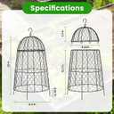 12Pcs Garden Cloche for Plants,2012.6in Large Size Plant Cages for Outdoor Plants,Split Design And Anti-Rust Coated Chicken Wire Cloche,Sturdy And Not Easy to Deform,Plant Cages to Keep Animals Out