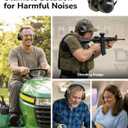 Dr.meter Noise Reduction Ear Muffs, Noise Cancelling Headphones for Adults, Kids Autism Sensory Ear Protection Earmuffs, 31dB Hearing Protection for Shooting Gun Range, Mowing, Monster Jam, Focus