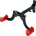 cdar Bike Wall Mount Metal Horizontal Bike Wall Hanger Space Saving Home Garage Apartment Mountain Road Bicycle Bike Wall Storage Rack (Black & Red)