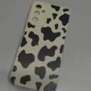 Case Compatible with Samsung Galaxy A14 5G, Cute Pretty Print Protective Silicone Case for Girls Women, Ultra-Thin Shockproof Soft Girly Phone Cover for Samsung A14 - Cow Print