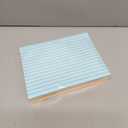 Lined Lined Self Stick 6 x 8 in Post,8 Pack Large Ruled Post Stickies,Ruled Stickies Super Sticking Power Memo Pads Strong Adhesive,Sticky Notes with Lines for Home,Office,School,50 Sheets/pad