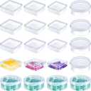 20 Pcs Clear Board Game Tokens Storage Containers Trays Clear Plastic Beads Storage Containers Box Assorted Sizes Storage Boxes Game Components with Lids Pieces, Dice, Tokens, Beads