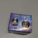 3D Moon Crystal Ball with LED Stand, Moon Figurine Decor Glass Sphere Lamp Night Light Gifts for Women Men Mom Kids