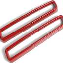 2015-2020 2019 for Challenger ST SRT Front Grill Grille Insets Trim Cover Exterior Accessories Decoration RED