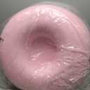 Cattasaurus Peekaboo Cat Cave Donut for Multiple & Large Cats up to 30-45 lbs, 3-in-1 Self Warming Cat Bed, Tunnel & Scratcher for Indoor Cats, Washable & Detachable Small Dog Bed (Pink, Jumbo)