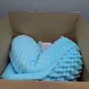 DMI 2-Inch Foam Mattress Topper, Egg Crate Foam Pad for Support, Air Circulation, Pressure Relief & Weight Distribution, Twin Size 33 x 72, Blue