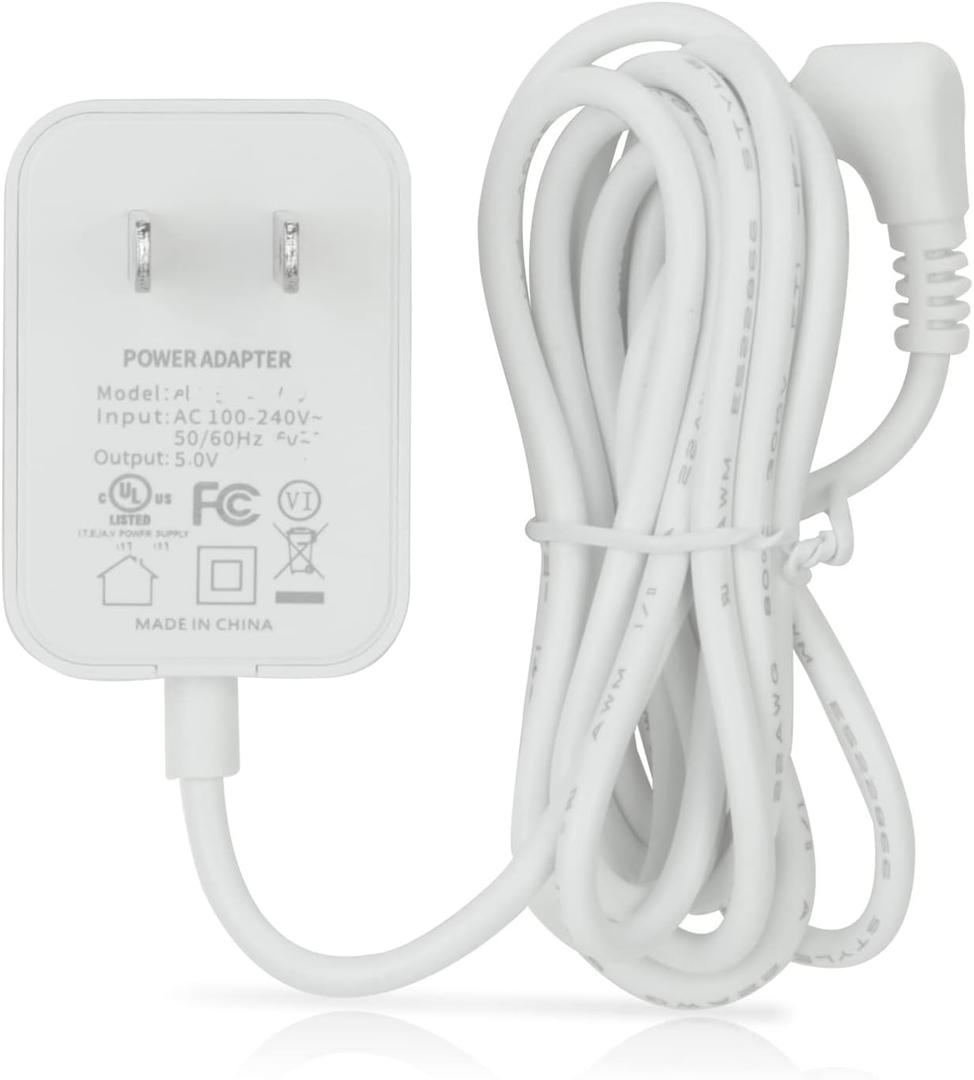 LEFXMOPHY UU24RX Charger for GoodBaby UU24TX UU24 SM35PTZ / Newbaby SM25RX SM25TX SM25 / Kidsneed SM935A Baby Camera Monitor 5V EP04-050070WXLZ Replacement Charging Cable Power Cord AC Adapter