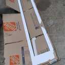 Ideal Pet Products Aluminum Pet Patio Door, Adjustable Height 77-5/8" to 80-3/8", 7" x 11-1/4" Flap Size, White