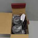 CIRCLE JOY Gravity Electric Salt and Pepper Grinder Set Automatic Shakers Upgraded Pepper Mill with Rechargeable Base, External Adjustable Coarseness, LED Light, Easy Refill for Kitchen & Outdoor