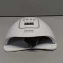 JODSONE U V LED Nail Lamp, Nail Dryer for Gel Polish, Led Light with Automatic Sensor & 4 Timers (Milky White)