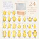 24PCS Mini Bud Vases As Wedding Centerpieces for Tables,Gold Bud Vases for Flowers,Small Flower Vases Suitable for Birthday Party,Anniversary,Wedding Reception,Baby Shower (Gold, 24PCS)