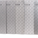 5 Pieces Diamond Sharpening Stone Set,Diamond Lapping Plate Coarse/Medium/Fine Grit Sharpener,400/600/800/1000/1200 Grit