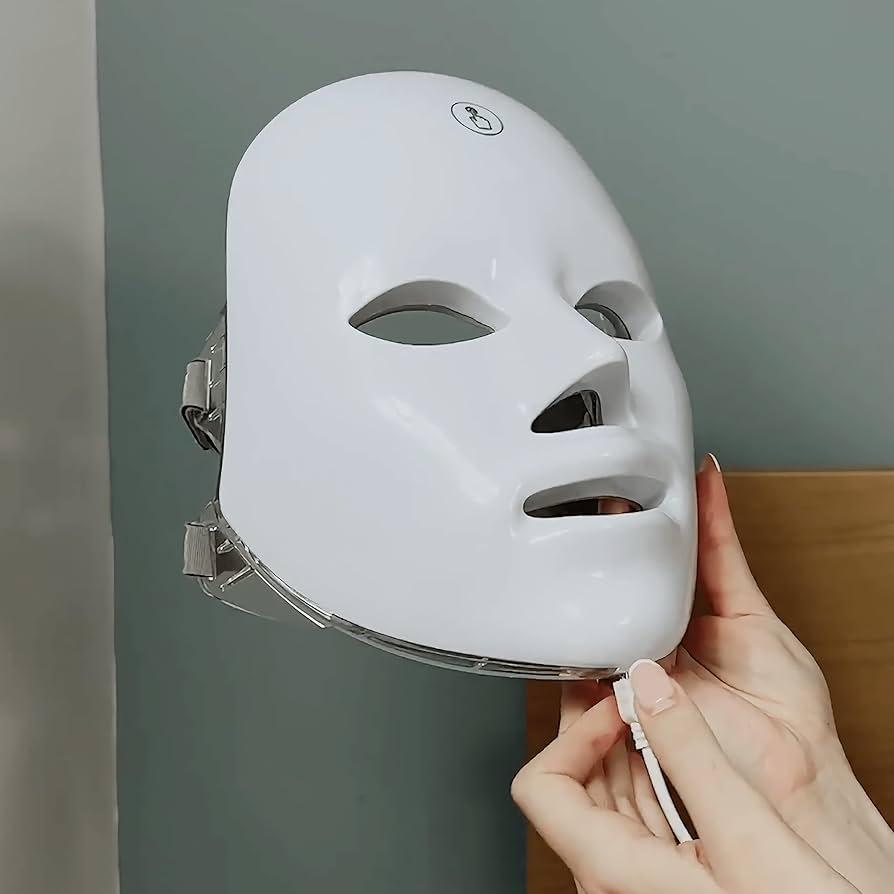 Led Face Mask Light Therapy, White 1234