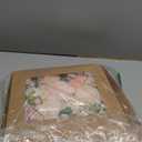 Floroom Cream Blush Artificial Flowers Fake Roses Peonies and Greenery Combo Box Set for DIY Pink Wedding Bouquets Bridal Shower Centerpieces Floral Arrangements Party Tables Home Decorations