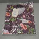 SSLR Mens Hawaiian Shirt Flamingos Casual Short Sleeve Button Down Shirts Aloha Shirt (2X-Large, Deep Purple)