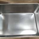 Stainless Steel Litter Box with High Sides,23.6" L X 15.7" W X 7.8" H,Extra Large Jumbo Cat Litter Box,XL Kitty Metal Liter Box for Indoor Big Cat,Non-sticky,Anti-Leakage(Entry on Short Side)
