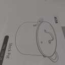 BEZIA 6 Quart Fully-Clad 3-Ply Stainless Steel Stockpot, Soup Pot with Lid, Even Heat Distribution, Cooking Pot with Sturdy Handles, Compatible with All Cooktops, Perfect for Soups & Stews, Silver