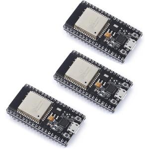 Teyleten Robot ESP32S ESP32 Development Board 2.4GHz Dual-Core WiFi +Bluetooth 2 Function Microcontroller for Arduino (ESP32 38P, 3PCS)