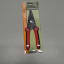 WGGE WG-015 Professional 8-inch Wire Stripper/Crimping Tool, Cable Cutter/Crimper, Wiring and Multi-Function Hand Tool, Red With Black