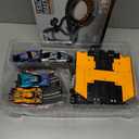 Electric Slot Car Race Track Sets - 1:43 Race Car Track Sets with 4 Slot Cars with Headlights, 2 Hand Controllers, Dual Racing Game Lap Counter, Birthday, Toys for Kids
