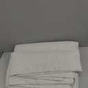 MIULEE 100% Blackout Linen Curtains for Bedroom, Ivory Solid Luxury Decor Thermal Insulation Room Darkening Drapes for Living Room Nursery Back Tab Rod Pocket 42 x 84 Inches, 2 Panels