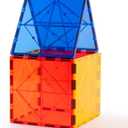 Gemmicc 8 PCS Large Magnetic Tiles,Jumbo Magnet Base Plates,STEM Magnetic Building Blocks for Kids Boys Girls