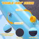 228" Non-Slip Splash Pad for Kids and Dogs, Extra Large Thicken Splash Pad Sprinkler for Kids Summer Water Toys for Dogs and Children Ages 4-12 Outdoor Backyard(Classic Style)