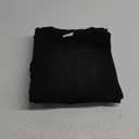 Hanes Men's Short Sleeve Essentials Crewneck Cotton T-Shirt, Multipack (Large, Black - 6 Pack)