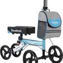 Steerable Knee Walker Deluxe Medical Scooter for Foot Injuries Adult Compact Crutches (WB-2105 Blue)