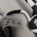 WDIRARA Women's 2 Pieces Cow Print Bikini Set Halter Swimsuit High Cut Bathing Suit (XS, Black and White)