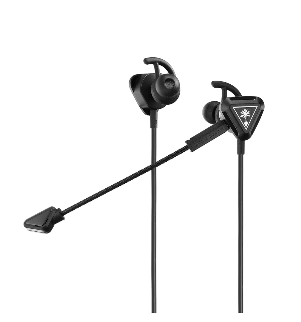 Turtle Beach Battle Buds In-Ear Gaming Headset - Mobile & PC with 3.5mm, Xbox Series X, Xbox Series S, Xbox One, PS5, PS4, PlayStation – Lightweight, In-Line Controls, Black