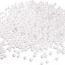 uxcell 1 Pack 0.3" White Polystyrene Foam Ball Beads Round for the Arts, DIY Crafts, Party Decorations, Fillings of Vase Pillow