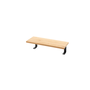 Oak Coffee Table for Living Room,  Wood  76" x 16" , Metal 22" x 15"