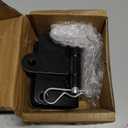 Universal Snowmobile Bumper Hitch, Adjustable Heavy-Duty Steel Tow Hitch Kit for Ski-Doo, Polaris, REV, Arctic Cat, Yamaha, Stainless Steel Trailer Hitch for Snowmobiles