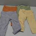 The Peanutshell Baby Boys or Girls Jeggings Set of 12 Months Size Jeans, Soft and Stretchy Pants, Boy and Girl Leggings, Infant Boy and Toddler Girl Clothes - Neutral Multicolor