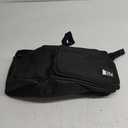 ZZM Double Stroller Organizer for Bob Duallie and Baby Jogger City Mini GT2, Double Baby Stroller Accessories with 2 Cooler Pockets, Parent Console Double Jogging Stroller Organizer(Empty Bag) Black