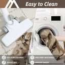 COSY HOMEER Dog Door Mat 32"x48" Dirt Trapper Entryway Rugs Absorbent Funny Welcome Mat Washable Non Slip Entry Rugs,Taupe