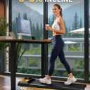 Walking Treadmill Pad with 5% Incline, 2.5HP，Quiet Operation for Home or Office