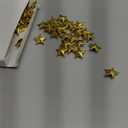 Leinuosen 120 Pcs Mini Gold Stars Tree Topper for Small Christmas Tree Miniature Gold Stars Bulk for Craft Mini Christmas Trees Decoration for Xmas Holiday Party Centerpiece Treetop Decor