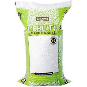 GROW!T Super Coarse #2 Perlite for Hydroponic Greenhouses Gardens Potting Soil 4 Cubic Feet Weight Unknown