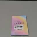 CJL HAIR 2PCs Small Cute Messy Bun Hair Piece for Thin Hair Women Mini Synthetic Curly Bun Scrunchies Updo Hairpieces Dark Chocolate