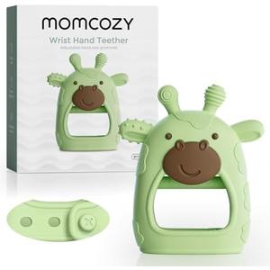 Amazon.com : Momcozy Baby Teether Toys | Baby Teething Toys | Baby Teething Relief | Food Grade Silicone Teether Baby Toys | Baby Teether 0-6 Months | Teething Toy 6-12 Months | Baby Essential | Green : Baby