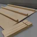 Wood Earring Display Stand Jewelry Holder Card Rings Texture Perfect For Card Display Stand, , Three Layers, Color: Log