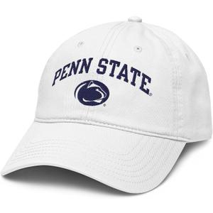 Penn State Nittany Lions Arch Over Officially Licensed Adjustable Baseball Hat (One Size, White)