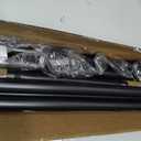 Black Shower Curtain Rod 34-96 Inches(2.8-8ft) Never Rust Adjustable Shower Rod Spring Tension Non Slip No Drilling Shower Rods for Bathroom Garland Window