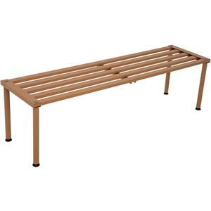 Metal Plant Stand, Rust-proof Aluminum Display Rack, Plants Display Stands Decoration Racks for Living Room Garden Balcony Patio (Wood Color, 42.5Inch Tall Leg)